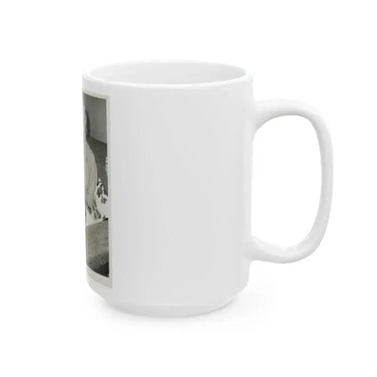 Barbara Nichols #210 (Vintage Female Icon) White Coffee Mug - Go Mug Yourself