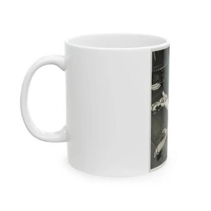 Barbara Nichols #210 (Vintage Female Icon) White Coffee Mug - Go Mug Yourself
