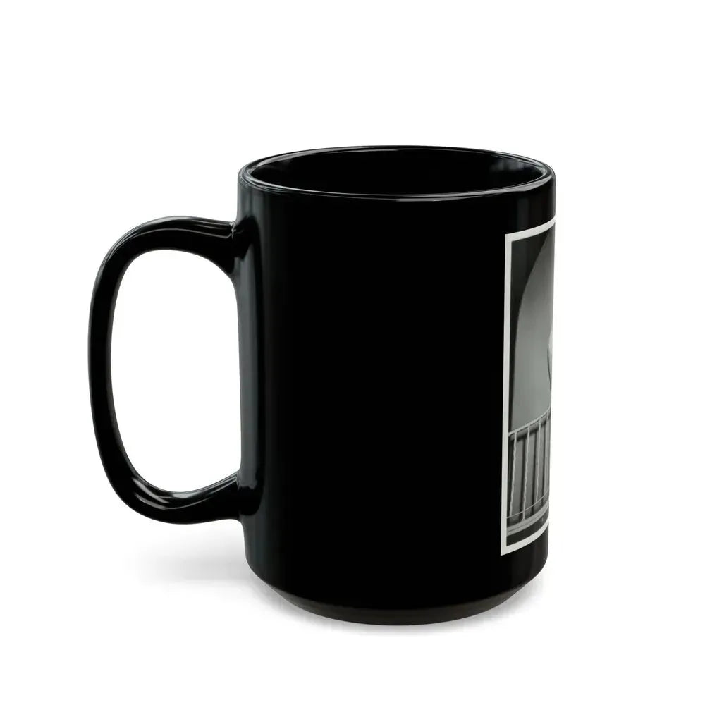 Barbara Nichols #217 (Vintage Female Icon) Black Coffee Mug - Go Mug Yourself