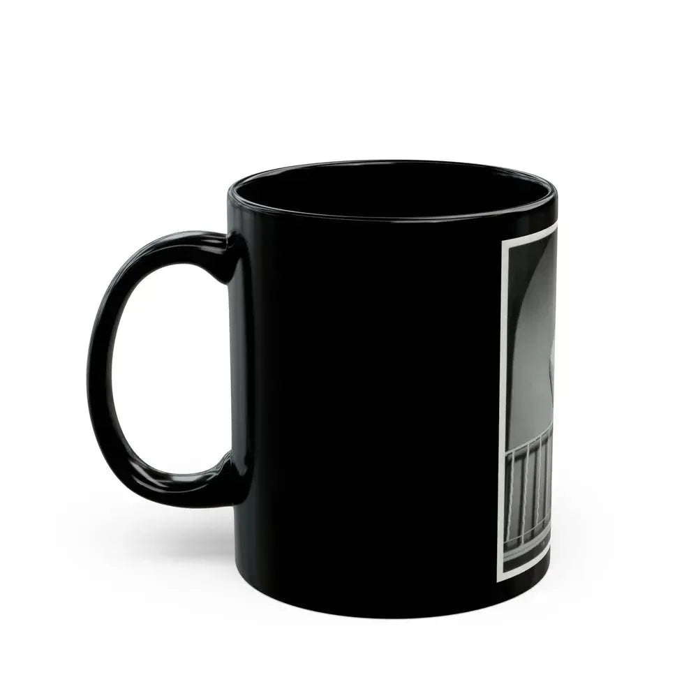 Barbara Nichols #217 (Vintage Female Icon) Black Coffee Mug - Go Mug Yourself
