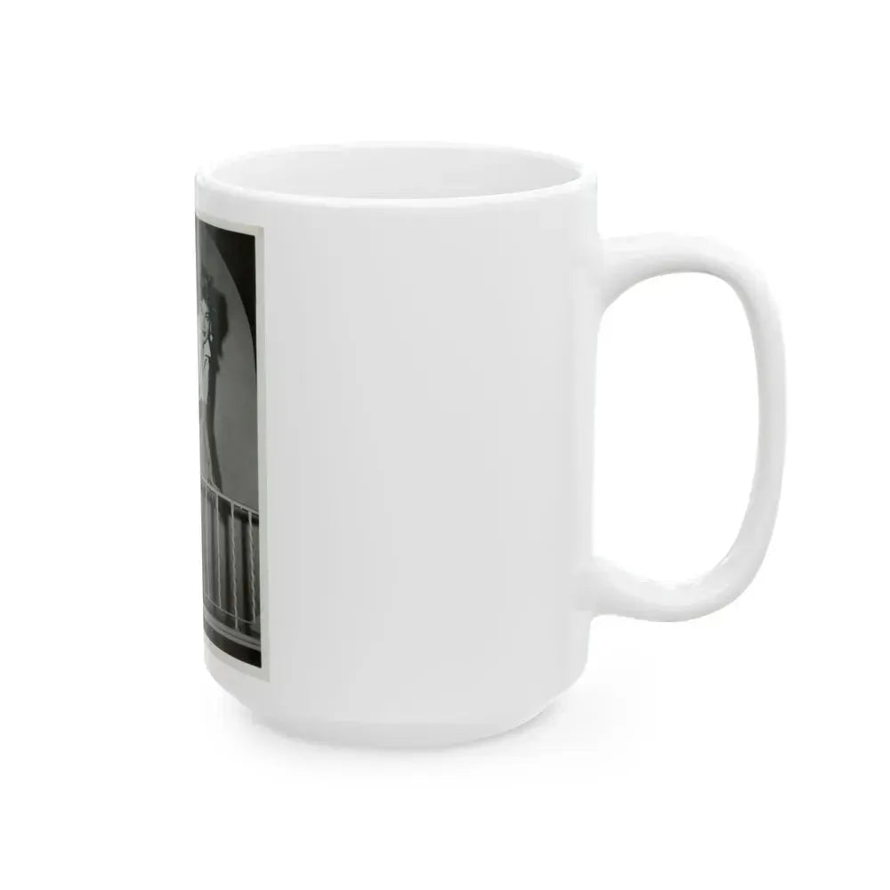 Barbara Nichols #217 (Vintage Female Icon) White Coffee Mug - Go Mug Yourself