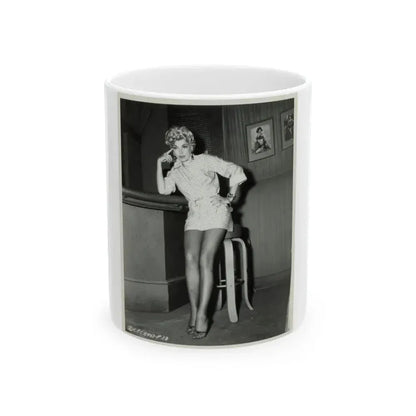 Barbara Nichols #223 (Vintage Female Icon) White Coffee Mug 11oz - Go Mug Yourself