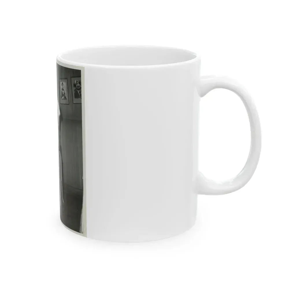 Barbara Nichols #223 (Vintage Female Icon) White Coffee Mug - Go Mug Yourself
