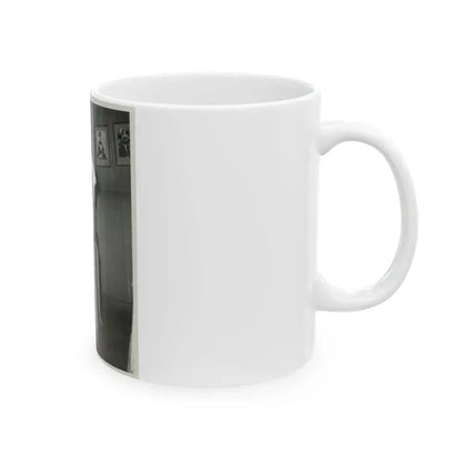 Barbara Nichols #223 (Vintage Female Icon) White Coffee Mug - Go Mug Yourself