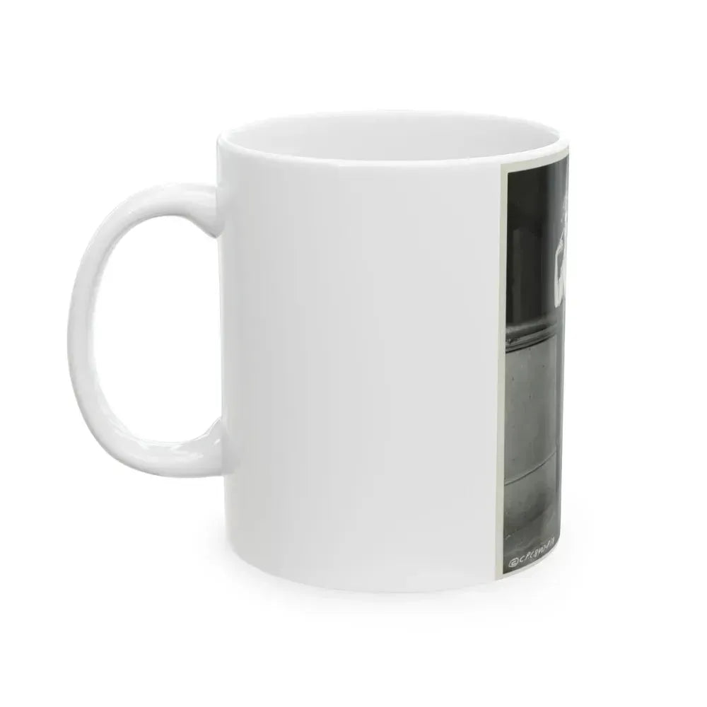 Barbara Nichols #223 (Vintage Female Icon) White Coffee Mug - Go Mug Yourself