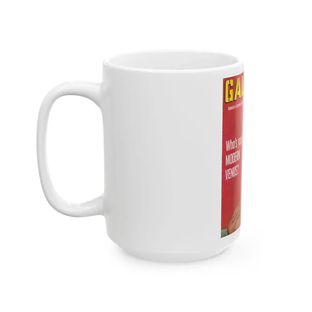 Barbara Nichols #226 - Mag. Cover (Vintage Female Icon) White Coffee Mug - Go Mug Yourself