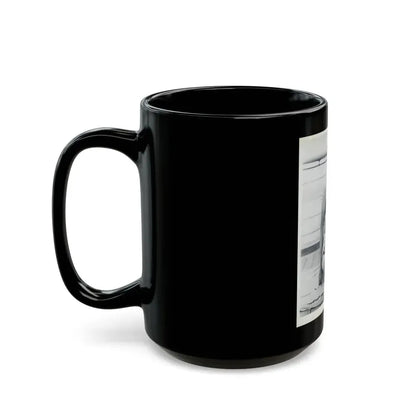 Barbara Nichols #232 (Vintage Female Icon) Black Coffee Mug - Go Mug Yourself