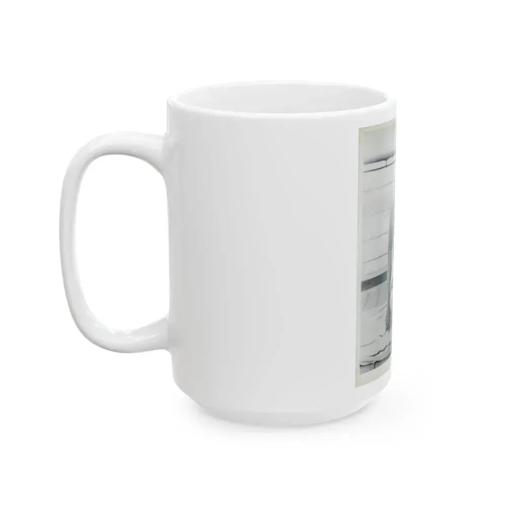 Barbara Nichols #232 (Vintage Female Icon) White Coffee Mug - Go Mug Yourself