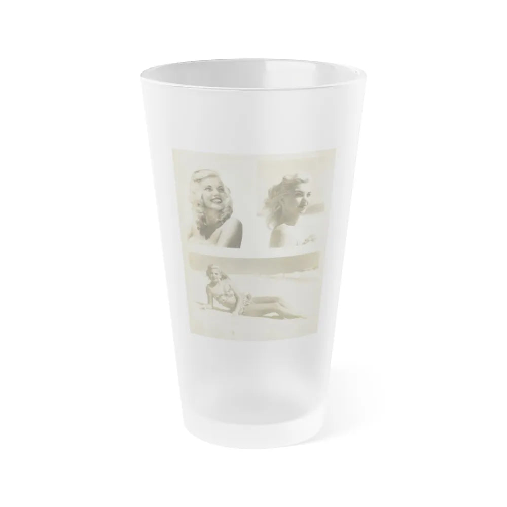 Barbara Nichols #233 (Vintage Female Icon) Frosted Pint Glass 16oz-16oz-Frosted-Go Mug Yourself