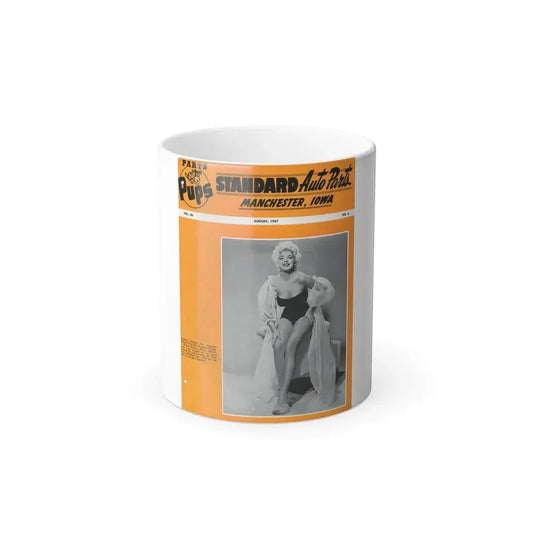 Barbara Nichols #237 - Mag. Cover (Vintage Female Icon) Color Changing Mug 11oz 11oz - Go Mug Yourself