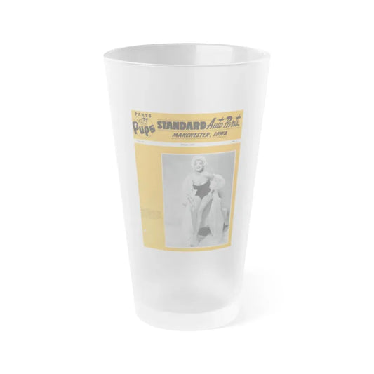 Barbara Nichols #237 - Mag. Cover (Vintage Female Icon) Frosted Pint Glass 16oz 16oz Frosted - Go Mug Yourself