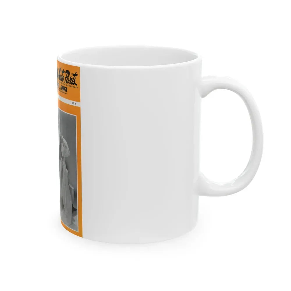 Barbara Nichols #237 - Mag. Cover (Vintage Female Icon) White Coffee Mug - Go Mug Yourself