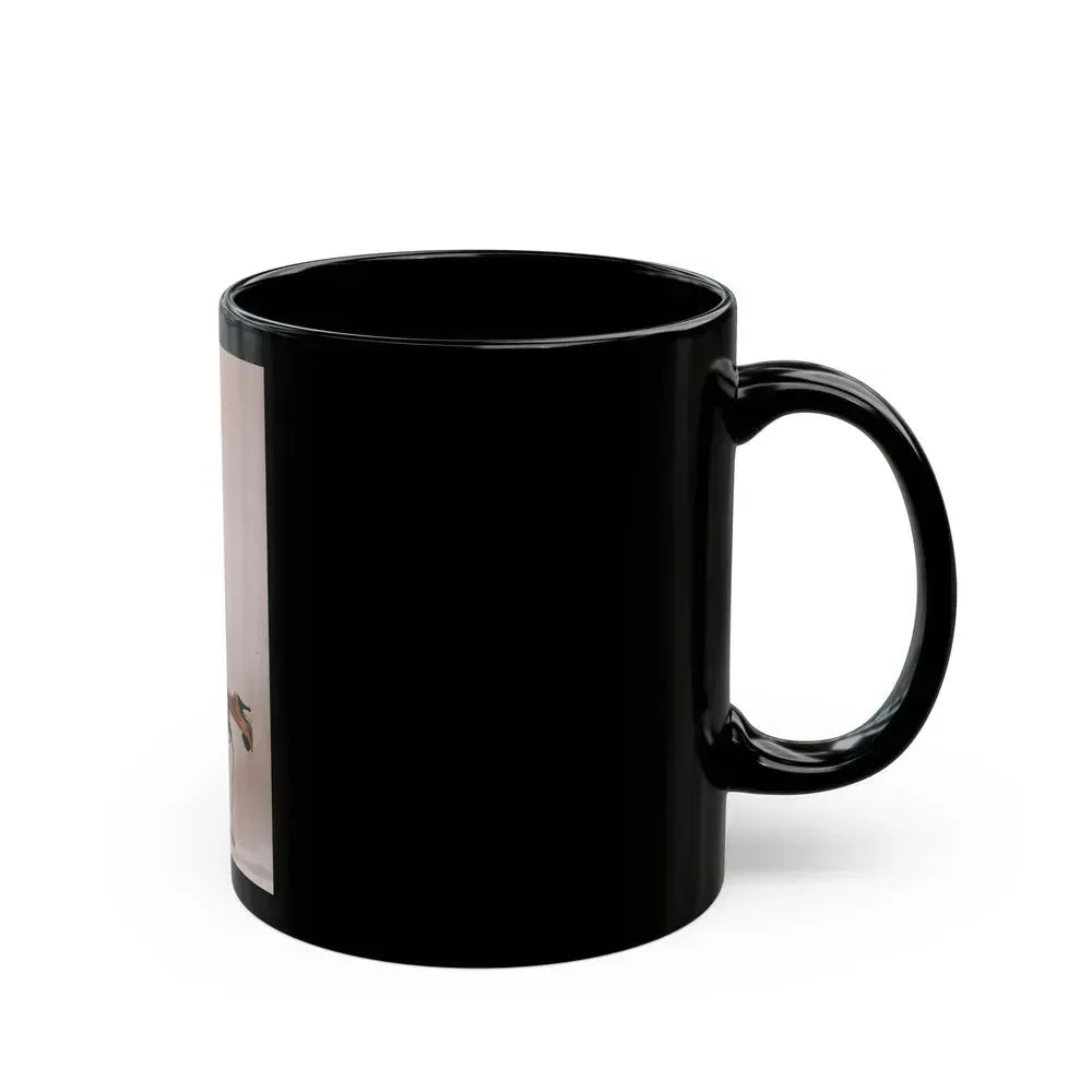 Barbara Nichols #24 (Vintage Female Icon) Black Coffee Mug - Go Mug Yourself
