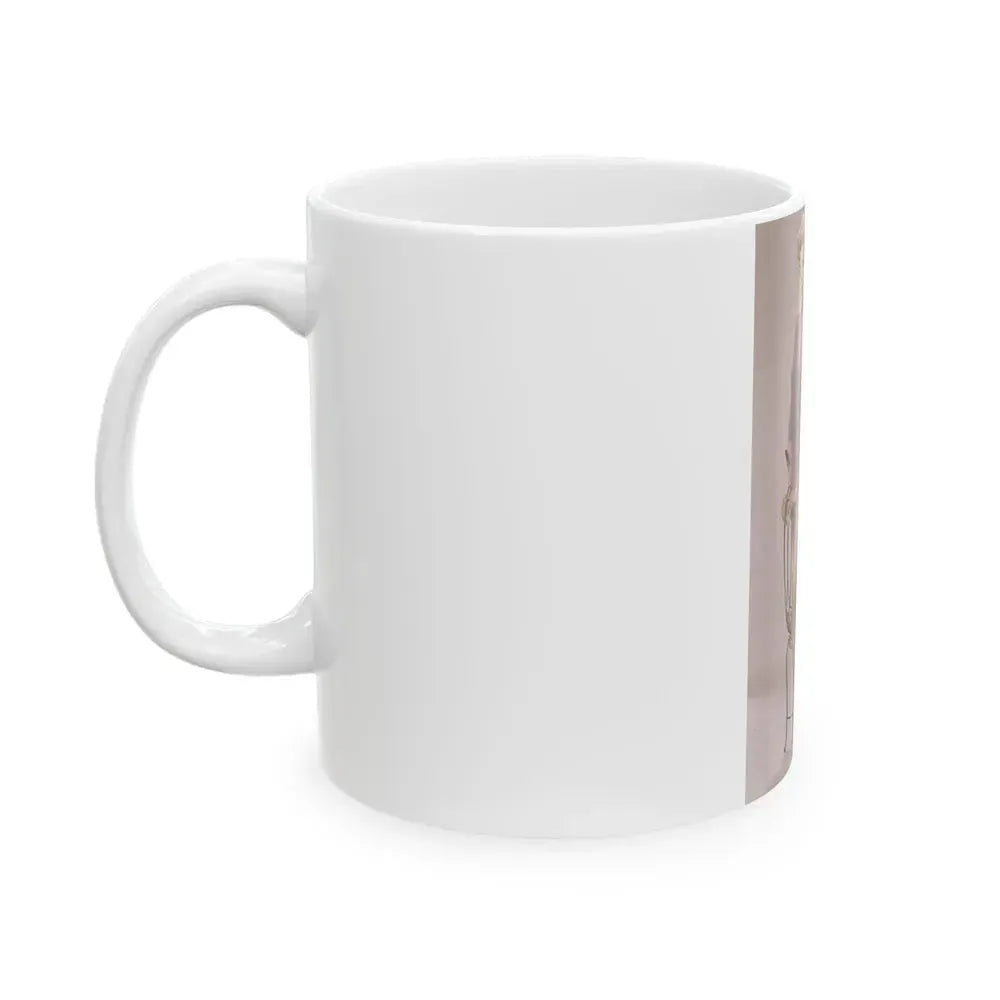 Barbara Nichols #24 (Vintage Female Icon) White Coffee Mug - Go Mug Yourself