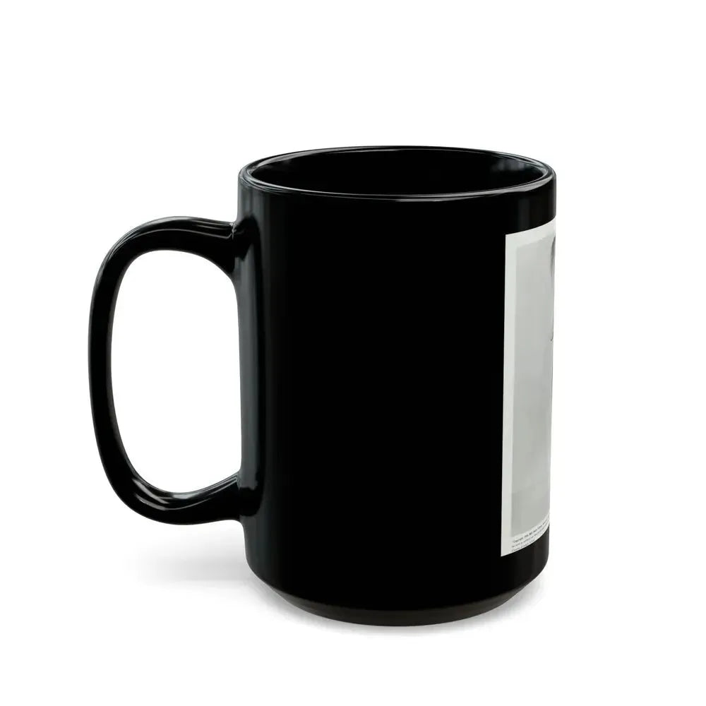 Barbara Nichols #240 (Vintage Female Icon) Black Coffee Mug - Go Mug Yourself