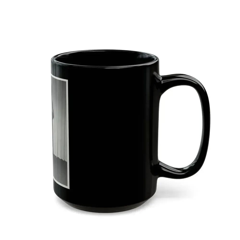 Barbara Nichols #243 (Vintage Female Icon) Black Coffee Mug - Go Mug Yourself