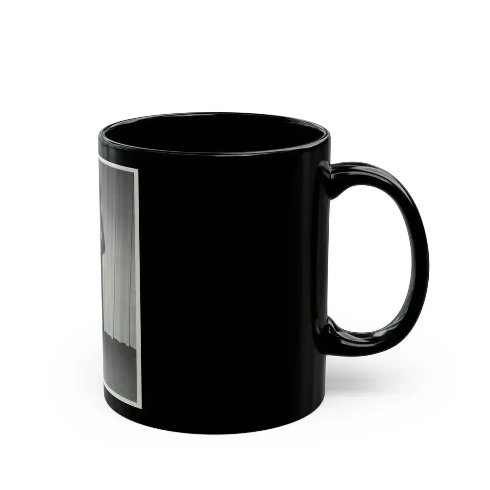 Barbara Nichols #243 (Vintage Female Icon) Black Coffee Mug - Go Mug Yourself