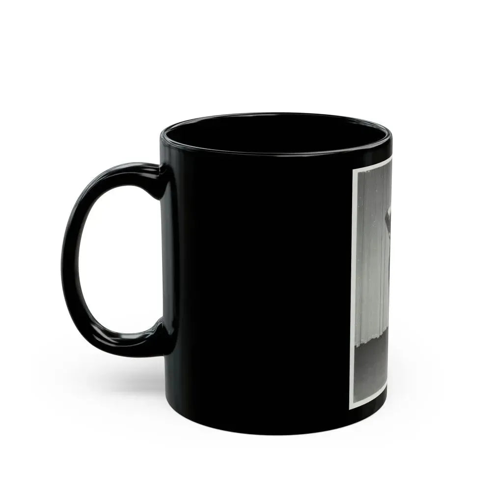Barbara Nichols #243 (Vintage Female Icon) Black Coffee Mug - Go Mug Yourself