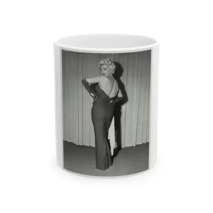 Barbara Nichols #243 (Vintage Female Icon) White Coffee Mug 11oz - Go Mug Yourself