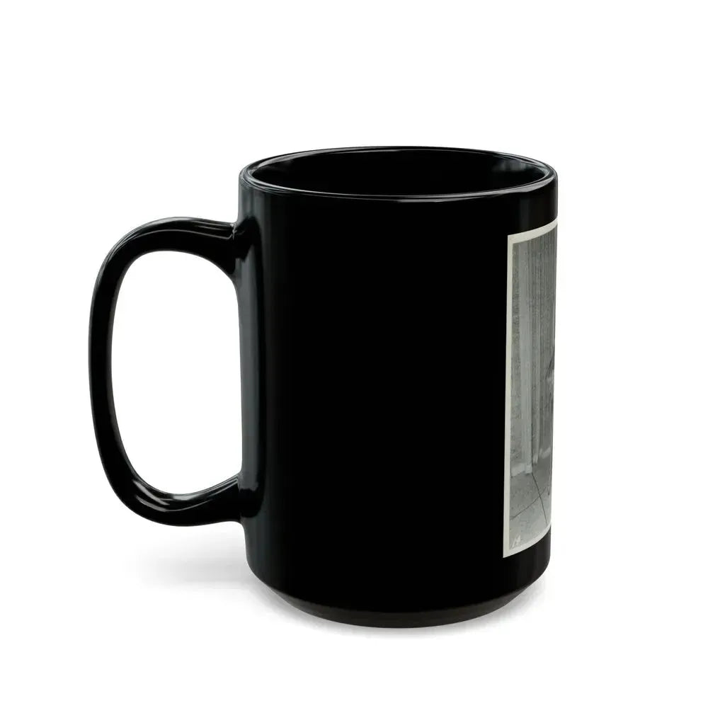Barbara Nichols #244 (Vintage Female Icon) Black Coffee Mug - Go Mug Yourself