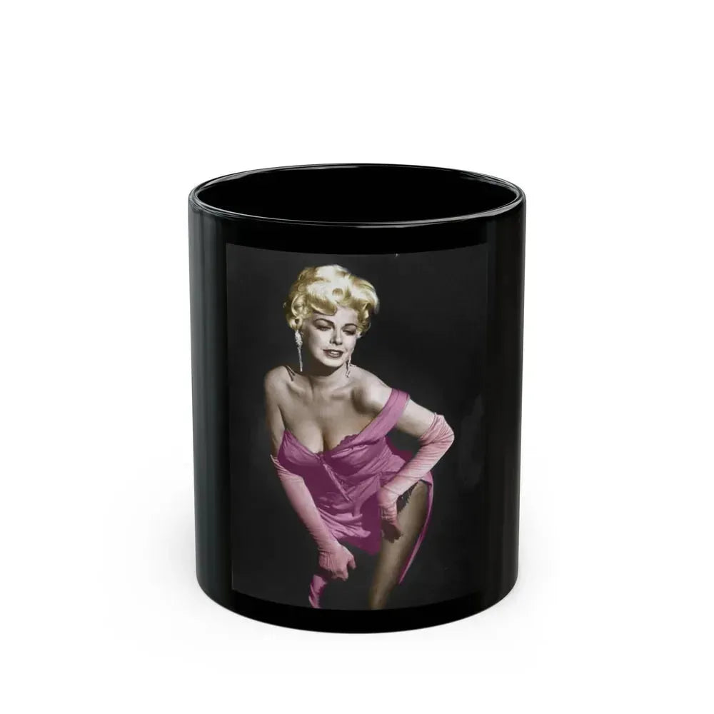 Barbara Nichols #25 (Vintage Female Icon) Black Coffee Mug 11oz - Go Mug Yourself