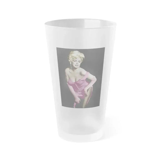 Barbara Nichols #25 (Vintage Female Icon) Frosted Pint Glass 16oz 16oz Frosted - Go Mug Yourself