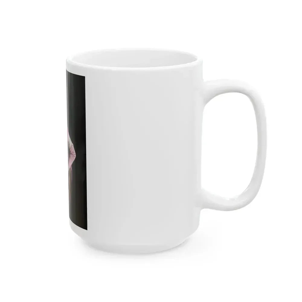 Barbara Nichols #25 (Vintage Female Icon) White Coffee Mug - Go Mug Yourself