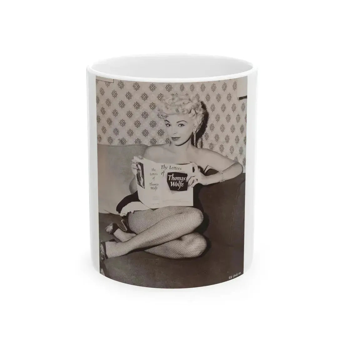 Barbara Nichols #256 (Vintage Female Icon) White Coffee Mug 11oz - Go Mug Yourself