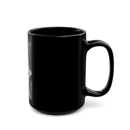 Barbara Nichols #257 (Vintage Female Icon) Black Coffee Mug - Go Mug Yourself