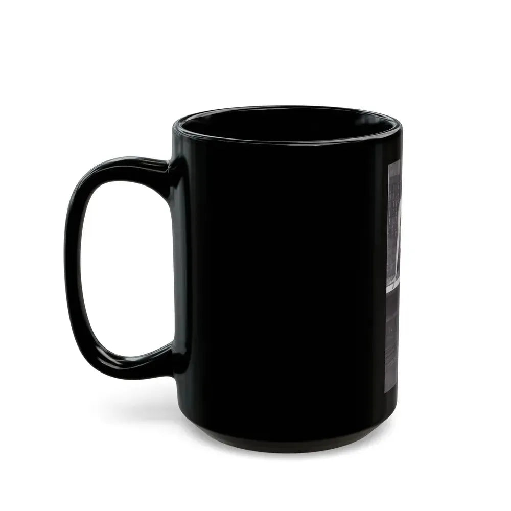 Barbara Nichols #257 (Vintage Female Icon) Black Coffee Mug - Go Mug Yourself