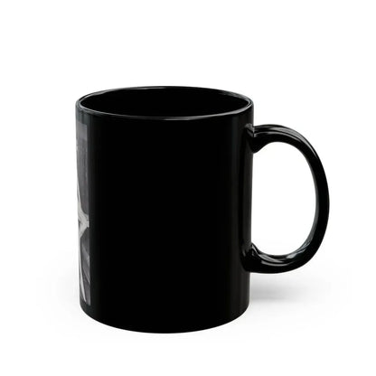 Barbara Nichols #257 (Vintage Female Icon) Black Coffee Mug - Go Mug Yourself