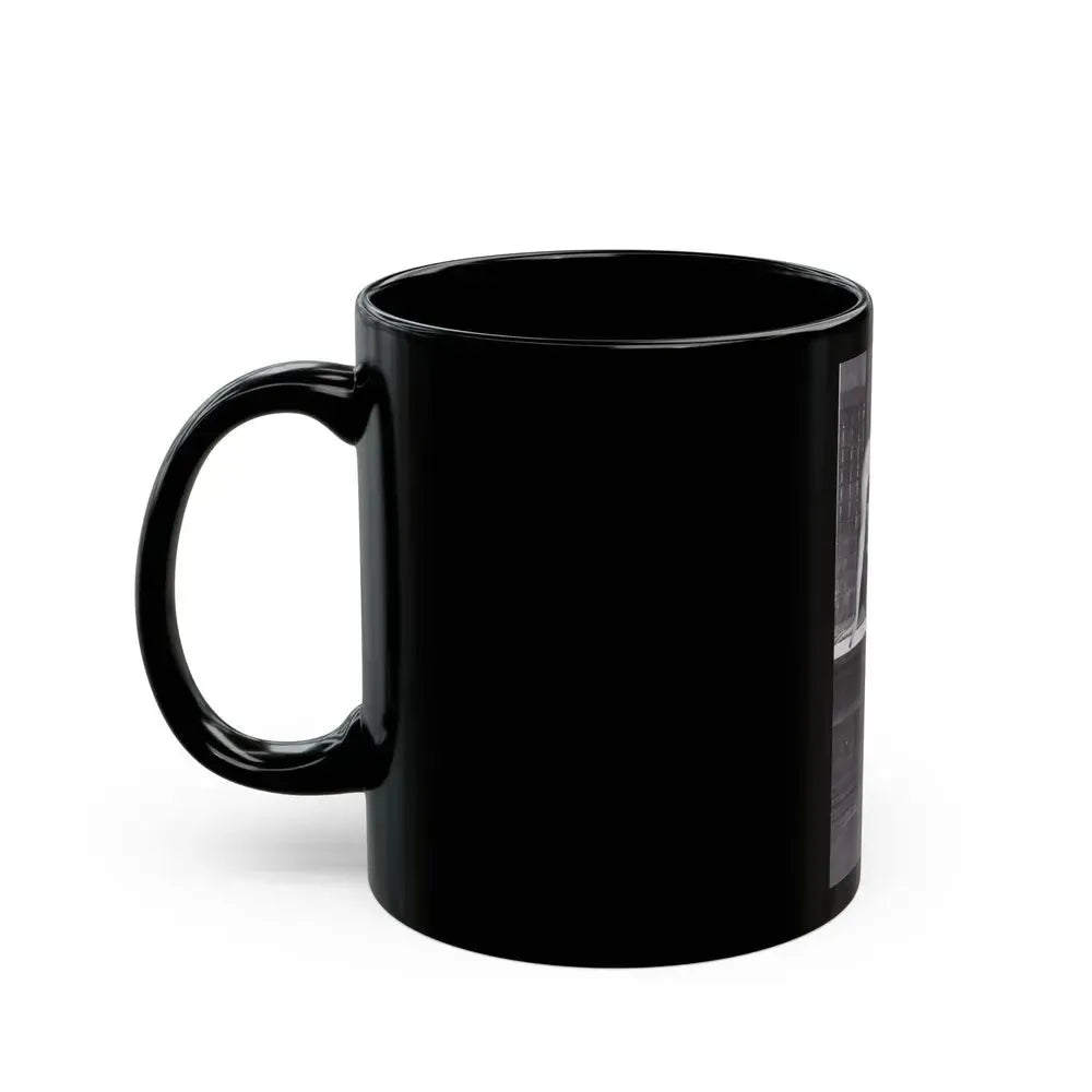 Barbara Nichols #257 (Vintage Female Icon) Black Coffee Mug - Go Mug Yourself