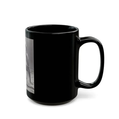 Barbara Nichols #258 (Vintage Female Icon) Black Coffee Mug - Go Mug Yourself