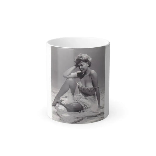 Barbara Nichols #258 (Vintage Female Icon) Color Changing Coffee Mug 11oz - Go Mug Yourself