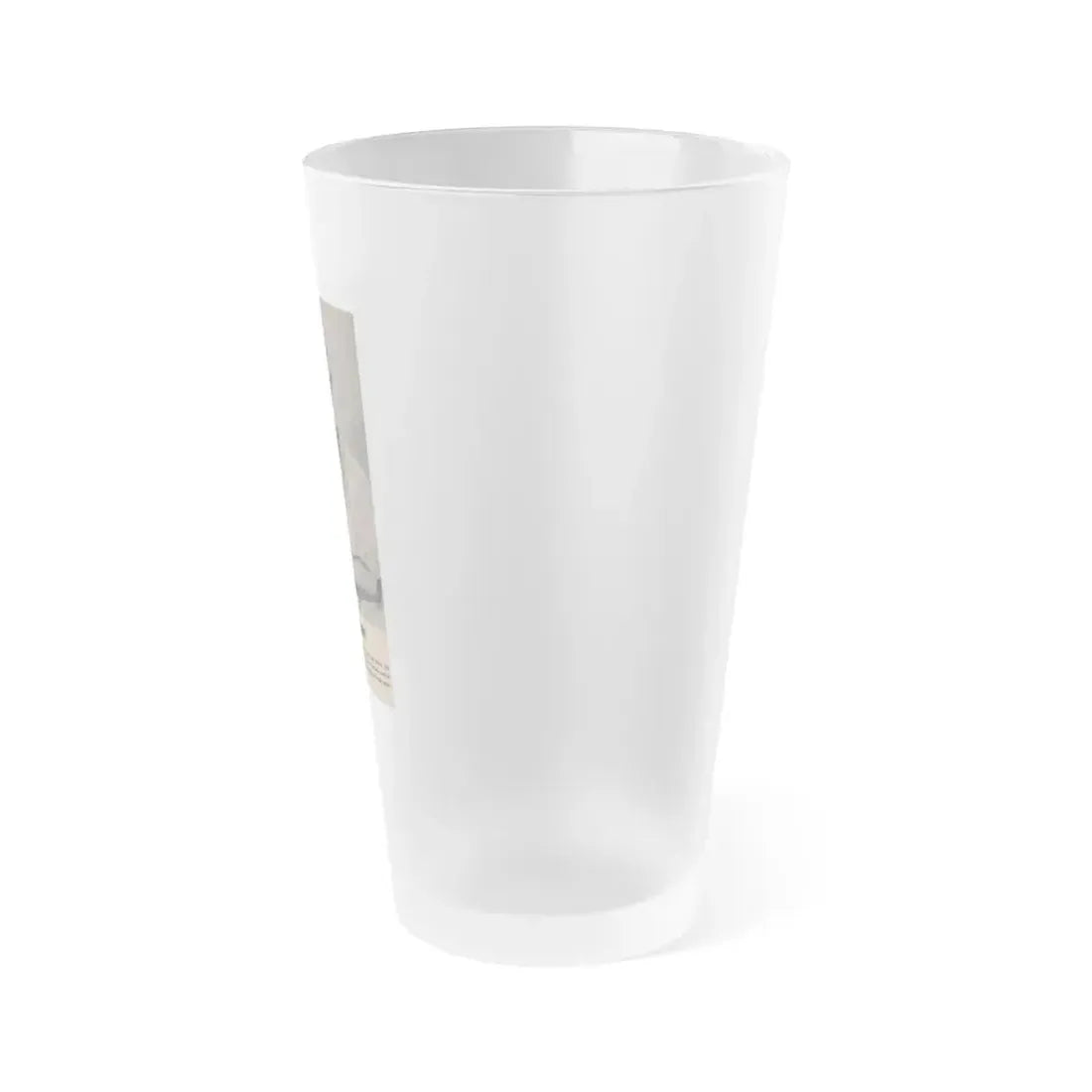 Barbara Nichols #265 - Page 1 of 2 with, 1 B&W & Caption from Tab Pocket Mag. April '59 (Vintage Female Icon) Frosted Pint Glass 16oz - Go Mug Yourself