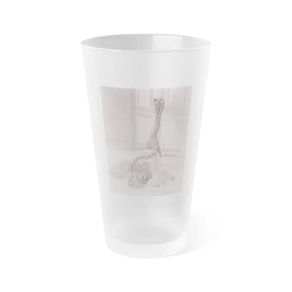 Barbara Nichols #269 (Vintage Female Icon) Frosted Pint Glass 16oz-16oz-Frosted-Go Mug Yourself