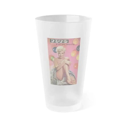 Barbara Nichols #27 - Mag. Cover (Vintage Female Icon) Frosted Pint Glass 16oz 16oz Frosted - Go Mug Yourself