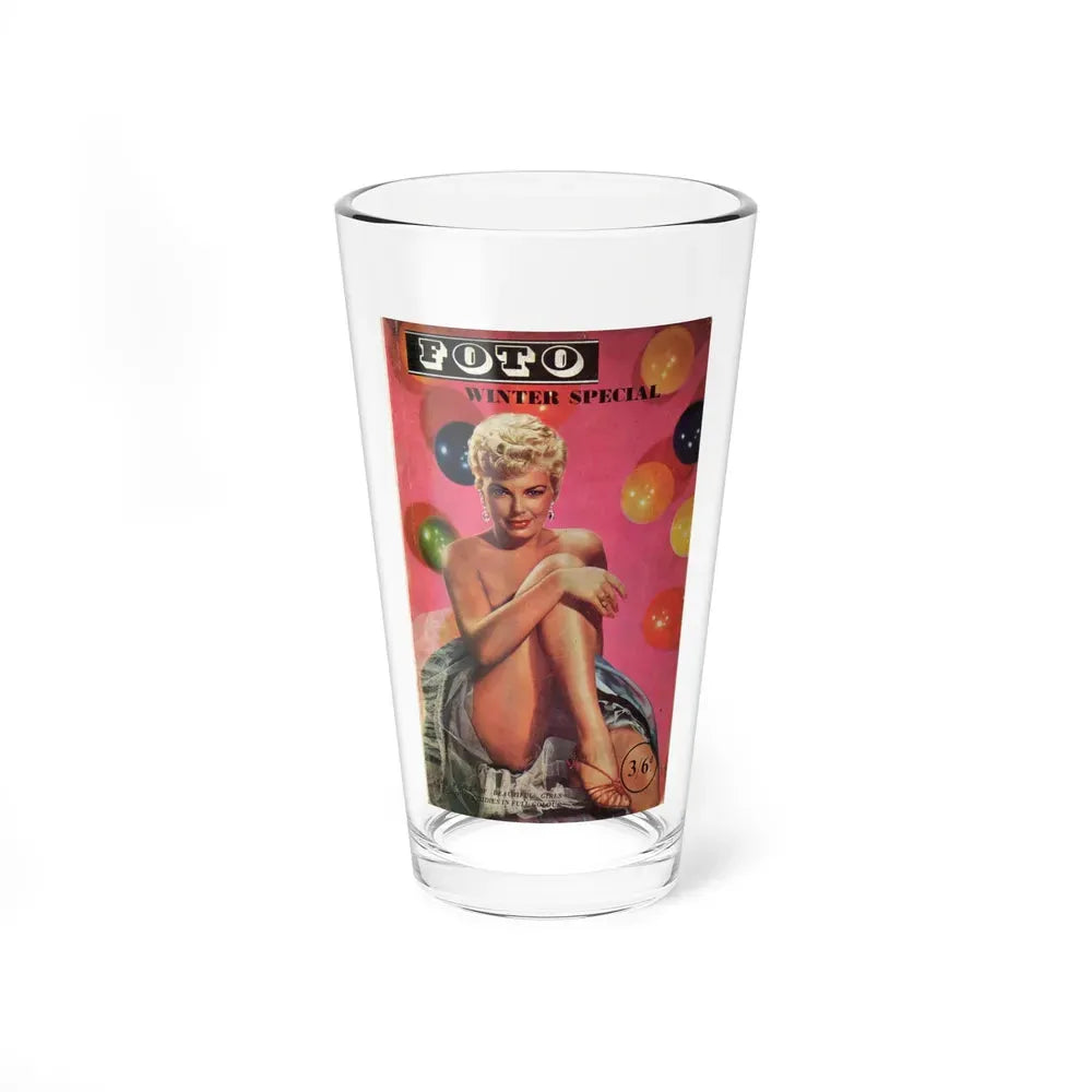 Barbara Nichols #27 - Mag. Cover (Vintage Female Icon) Pint Glass 16oz 16oz - Go Mug Yourself