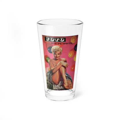 Barbara Nichols #27 - Mag. Cover (Vintage Female Icon) Pint Glass 16oz 16oz - Go Mug Yourself