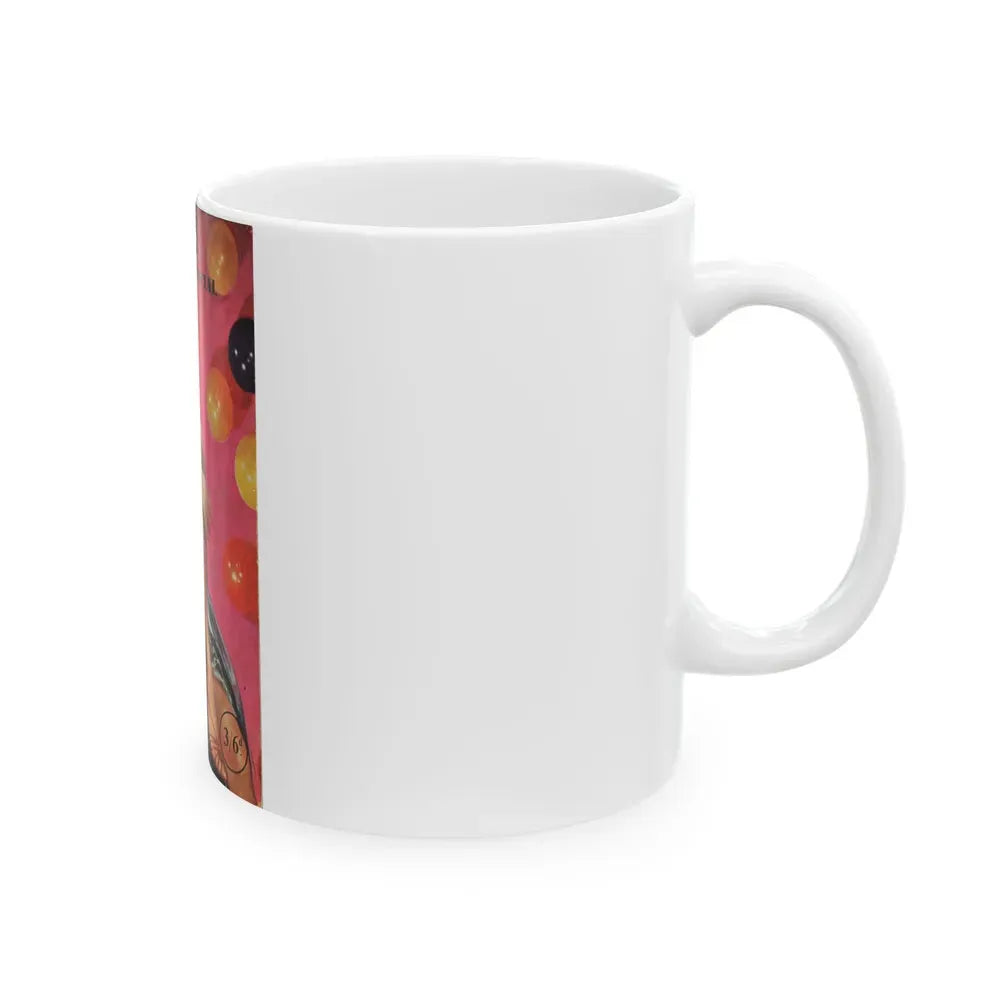 Barbara Nichols #27 - Mag. Cover (Vintage Female Icon) White Coffee Mug - Go Mug Yourself