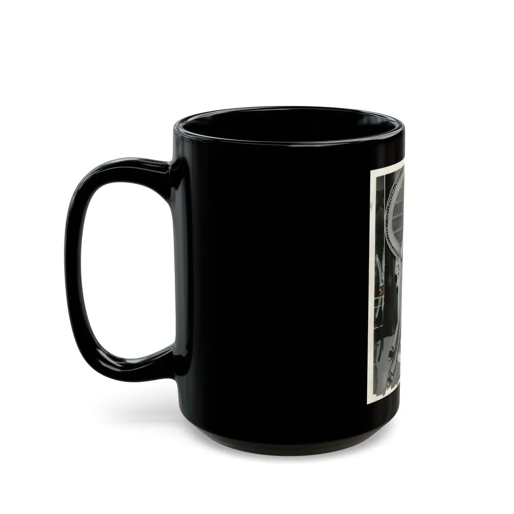 Barbara Nichols #271 (Vintage Female Icon) Black Coffee Mug-Go Mug Yourself