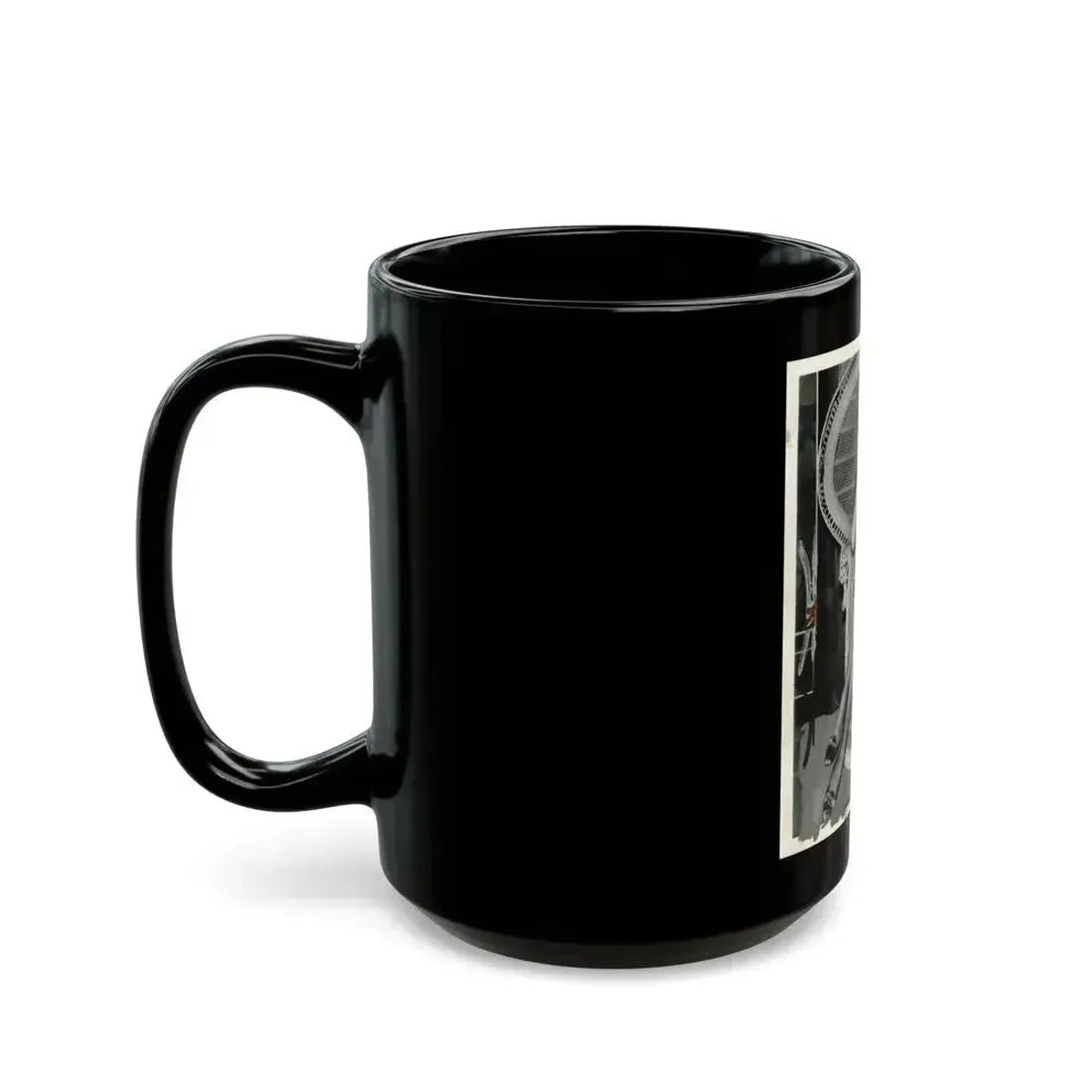 Barbara Nichols #271 (Vintage Female Icon) Black Coffee Mug - Go Mug Yourself