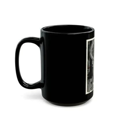 Barbara Nichols #271 (Vintage Female Icon) Black Coffee Mug - Go Mug Yourself