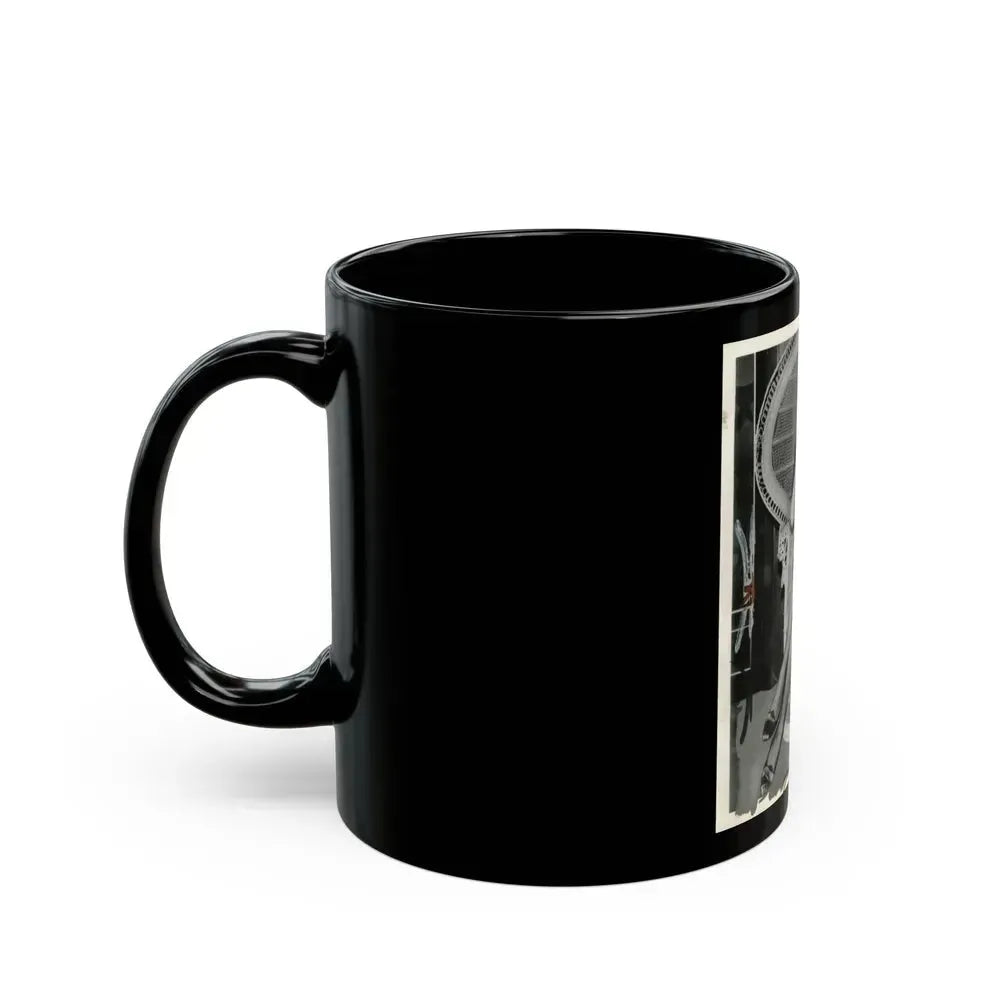Barbara Nichols #271 (Vintage Female Icon) Black Coffee Mug - Go Mug Yourself