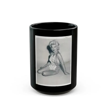Barbara Nichols #280 (Vintage Female Icon) Black Coffee Mug 15oz - Go Mug Yourself