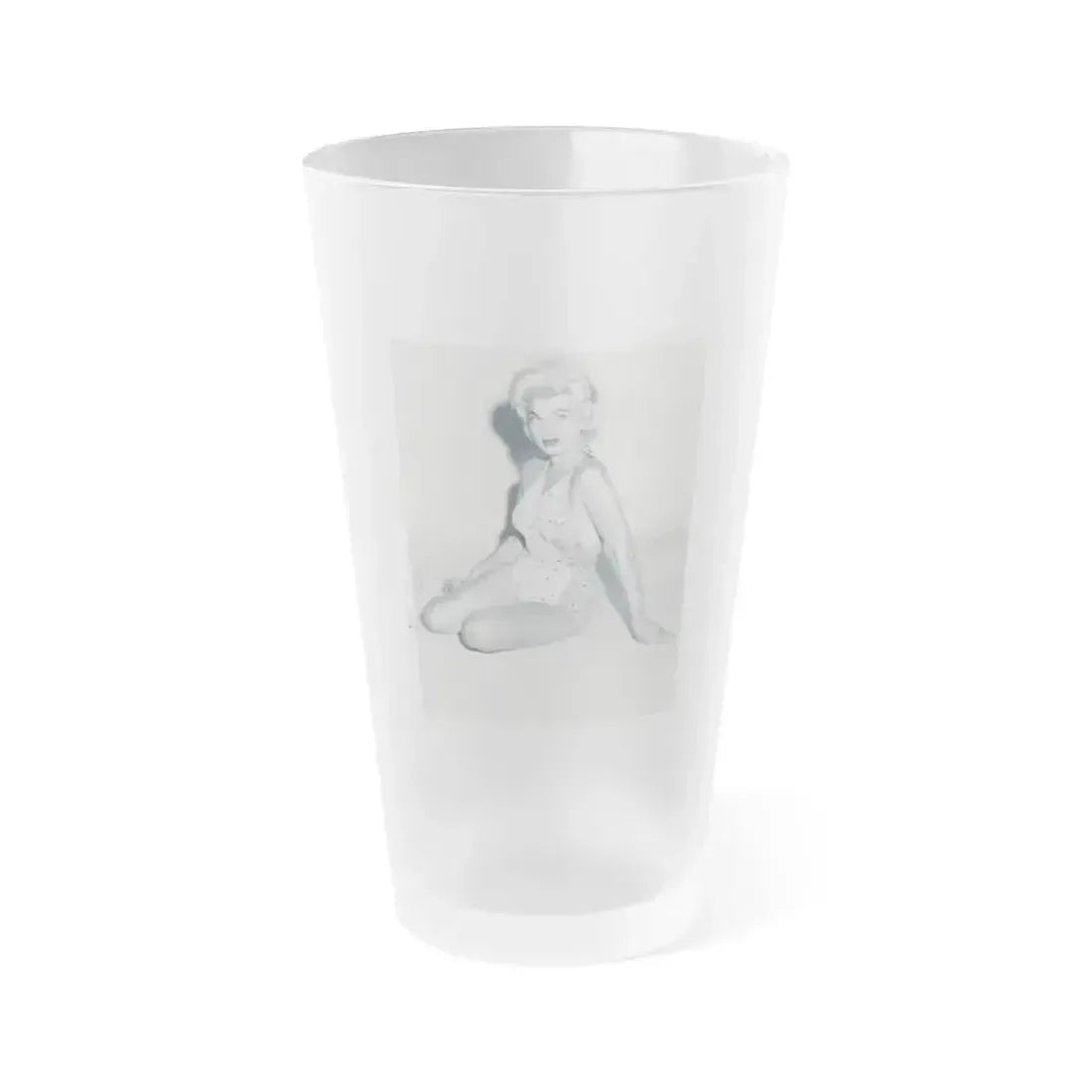 Barbara Nichols #280 (Vintage Female Icon) Frosted Pint Glass 16oz 16oz Frosted - Go Mug Yourself