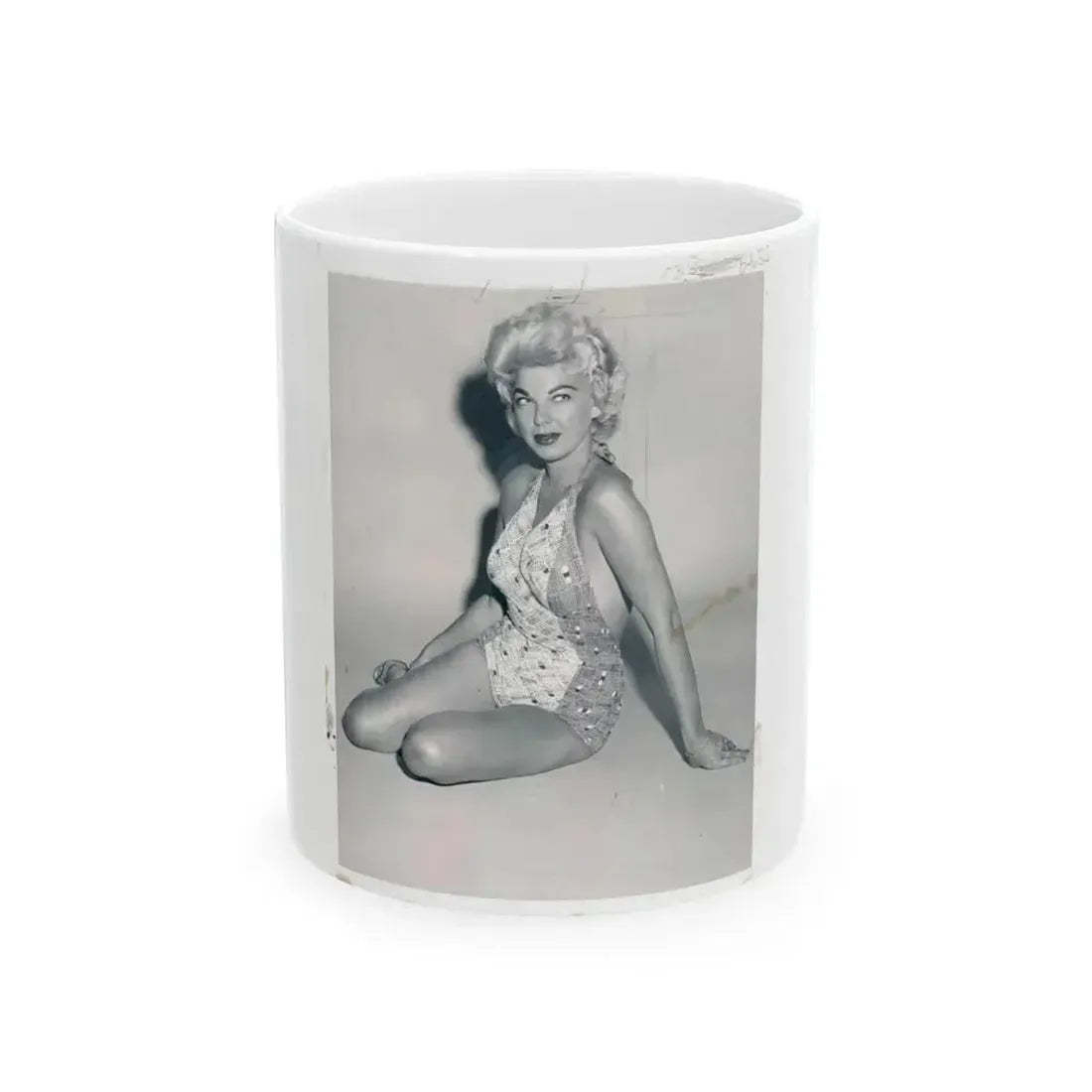 Barbara Nichols #280 (Vintage Female Icon) White Coffee Mug 11oz - Go Mug Yourself