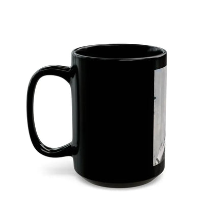 Barbara Nichols #283 (Vintage Female Icon) Black Coffee Mug - Go Mug Yourself
