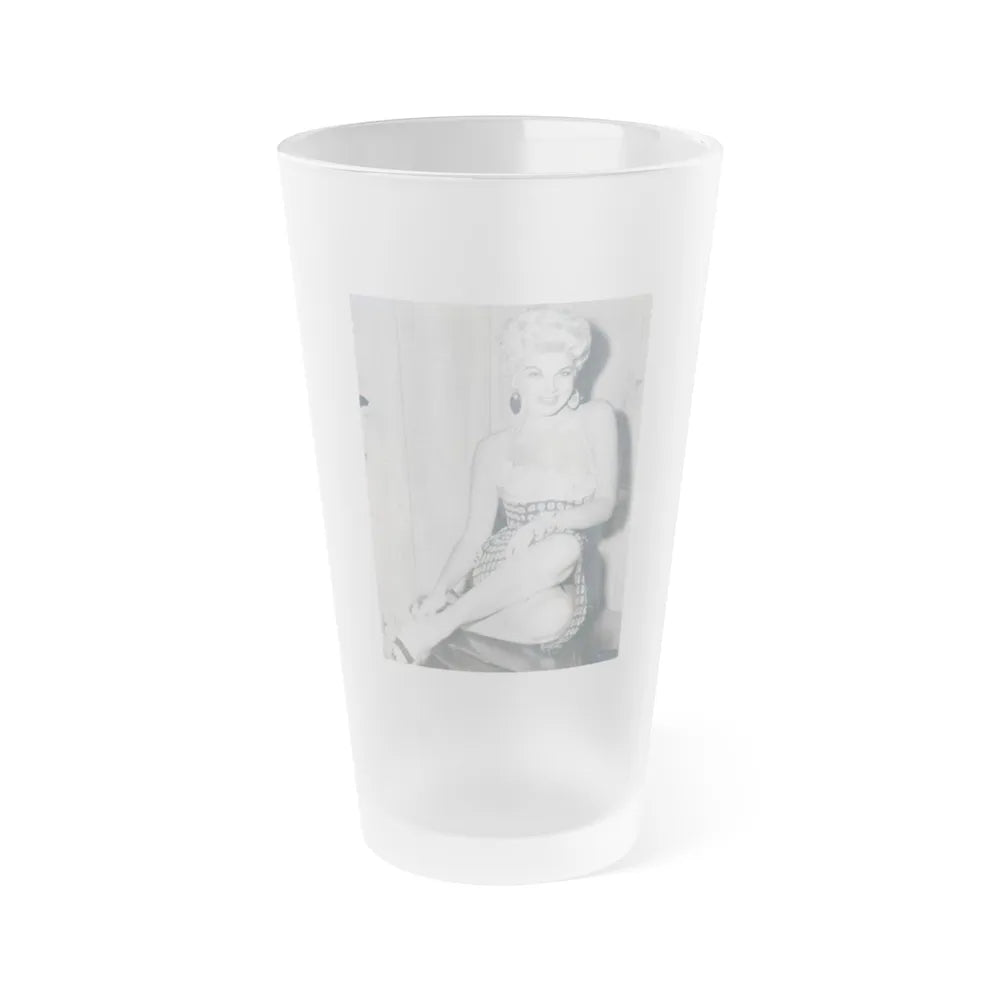 Barbara Nichols #283 (Vintage Female Icon) Frosted Pint Glass 16oz-16oz-Frosted-Go Mug Yourself