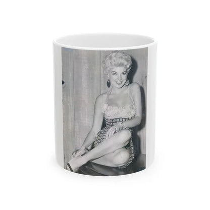 Barbara Nichols #283 (Vintage Female Icon) White Coffee Mug-11oz-Go Mug Yourself